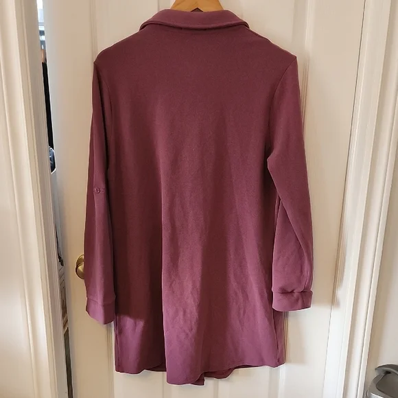 Purple Button-Up Shirt/Shacket - Picture 3 of 4